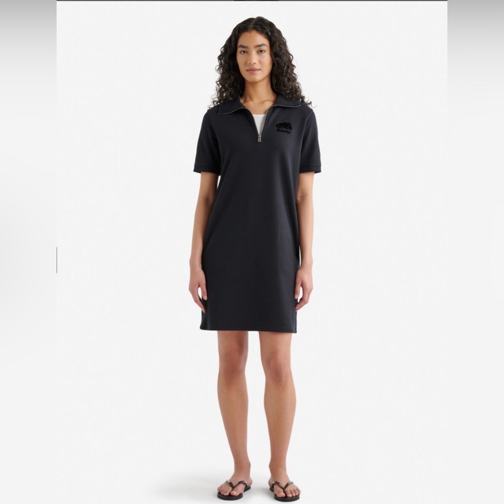 Excellent condition:  Roots sweatshirt zip dress